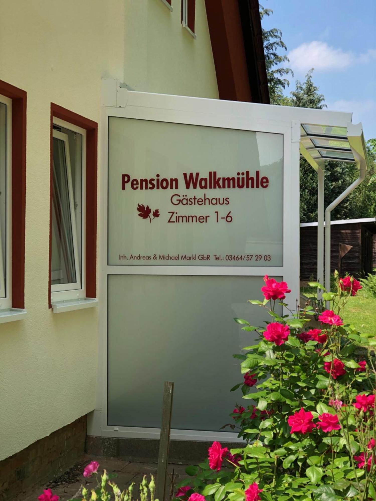 Pension Walkmuehle Sangerhausen Exterior foto